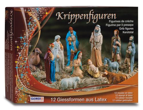 Látex giessform krippenfiguren 12-piezas Christmas-set 